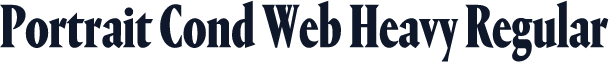 Portrait Cond Web Heavy Regular