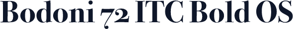 Bodoni 72 ITC Bold OS