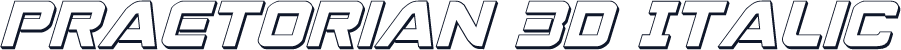 Praetorian 3D Italic