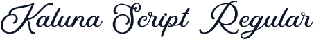 Kaluna Script Regular