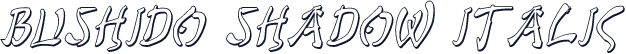 Bushido Shadow Italic
