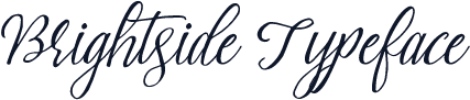 Brightside Typeface