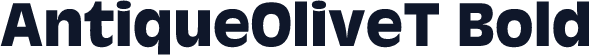 AntiqueOliveT Bold