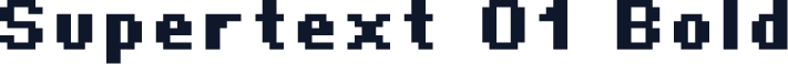 Supertext 01 Bold