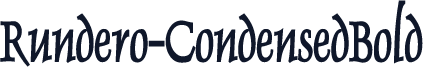 Rundero-CondensedBold