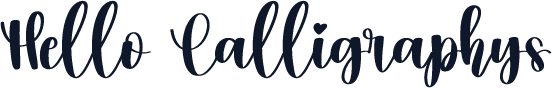 Hello Calligraphys