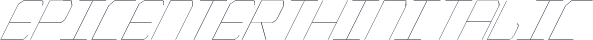 EpicenterThinItalic