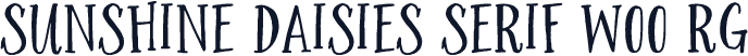 Sunshine Daisies Serif W00 Rg