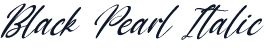 Black Pearl Italic