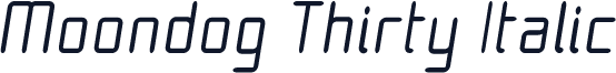 Moondog Thirty Italic