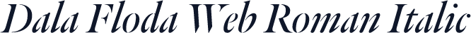 Dala Floda Web Roman Italic