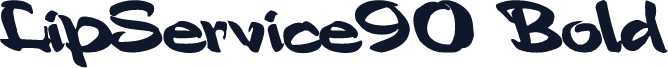LipService90 Bold