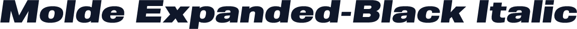 Molde Expanded-Black Italic