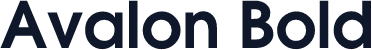 Avalon Bold