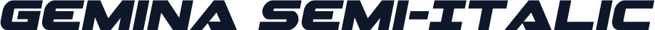 Gemina Semi-Italic