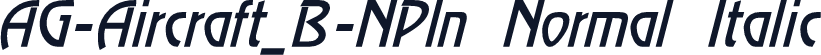 AG-Aircraft_B-NPln Normal Italic