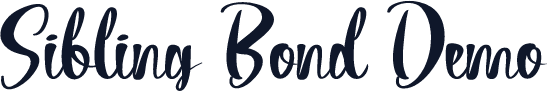 Sibling Bond Demo