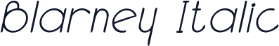 Blarney Italic