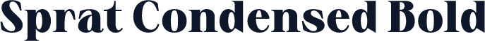 Sprat Condensed Bold
