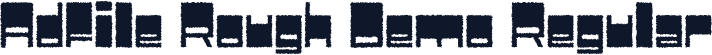 Adfile Rough Demo Regular