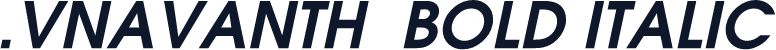 .VnAvantH  Bold Italic