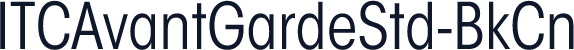 ITCAvantGardeStd-BkCn