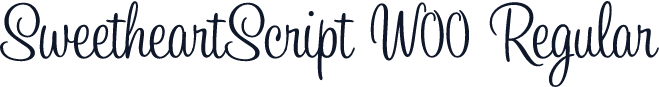SweetheartScript W00 Regular