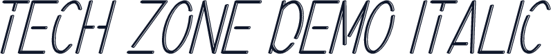 Tech Zone Demo Italic