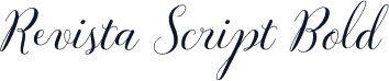 Revista Script Bold