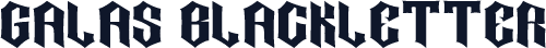 Galas Blackletter