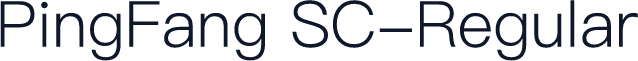 PingFang SC-Regular