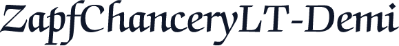 ZapfChanceryLT-Demi