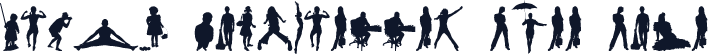 Human Silhouettes Free Five
