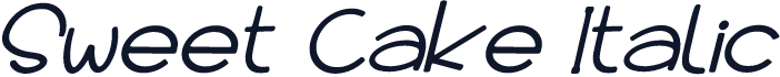 Sweet Cake Italic