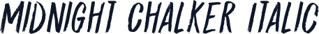 Midnight Chalker Italic