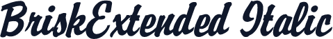 BriskExtended Italic
