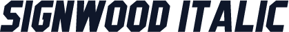 Signwood Italic