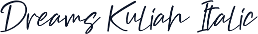 Dreams Kuliah Italic