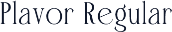 Plavor Regular