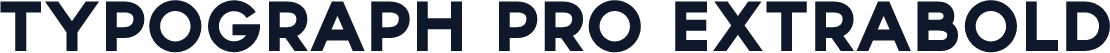 TYPOGRAPH PRO ExtraBold