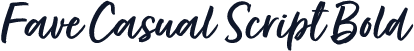 Fave Casual Script Bold