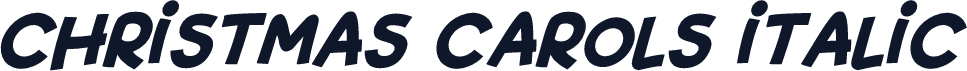 Christmas Carols Italic