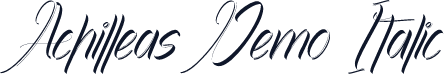 Achilleas Demo Italic