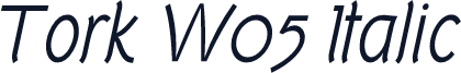 Tork W05 Italic