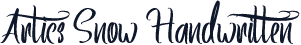 Artics Snow Handwritten