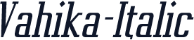 Vahika-Italic
