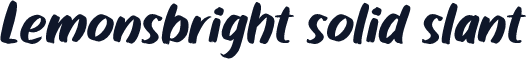 Lemonsbright solid slant