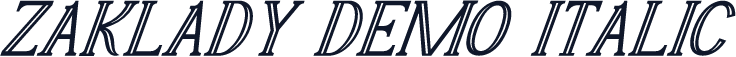 Zaklady Demo Italic