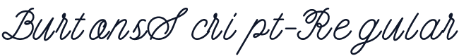 BurtonsScript-Regular