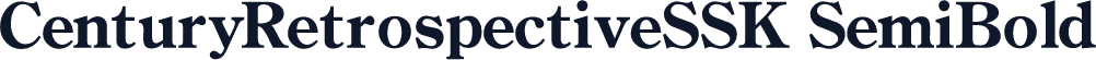 CenturyRetrospectiveSSK SemiBold